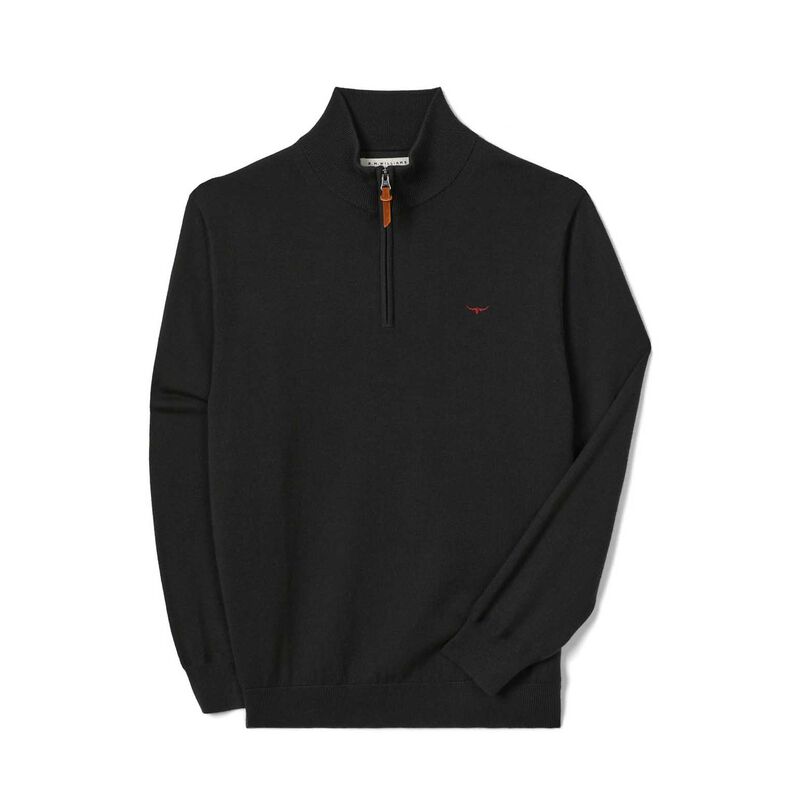 R.M. Williams Ernest Merino 1/4 Zip Knit image number 2